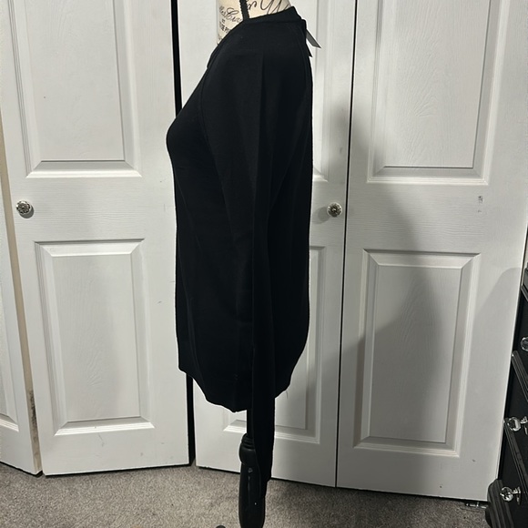 Banana Republic Black Merino Wool Men's Sweater - Picture 4 of 7